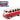 Volkswagen Van Samba Bus Red and White 1/25 Diecast Model by Maisto