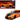 Toyota Supra Orange with Black Stripes "Fast & Furious 9 F9" (2021) Movie 1/24 Diecast Model Car by Jada