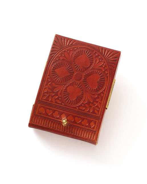 Embossed Leather Playing Cards Set by Matr Boomie