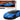 Lamborghini Centenario Blue with Black Top with Stripes "Hyper-Spec" Series 1/24 Diecast Model Car by Jada