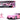 Toyota FT-1 Concept Pink Metallic and Pink Ranger Diecast Figurine "Power Rangers" "Hollywood Rides" Series 1/32 Diecast Model Car by Jada