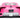Toyota FT-1 Concept Pink Metallic and Pink Ranger Diecast Figurine "Power Rangers" "Hollywood Rides" Series 1/24 Diecast Model Car by Jada
