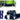 1947 Ford COE Flatbed Truck Dark Blue Metallic with White Top "The Famous Motor Cars" with Extra Wheels "Just Trucks" Series 1/24 Diecast Model by Jada