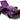 1969 Dodge Charger Daytona Purple Metallic with Black Tail Stripe "Bigtime Muscle" Series 1/24 Diecast Model Car by Jada