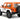 2017 Jeep Wrangler Orange Metallic and White and Orange M&M Diecast Figure "M&M's" "Hollywood Rides" Series 1/24 Diecast Model Car by Jada