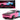 2015 Dodge Challenger SRT Hellcat Pink and Blue Gradient with Matt Black Hood and Top "Pink Slips" Series 1/24 Diecast Model Car by Jada