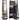 360° Rotatable 2-in-1 Lockable Jewelry Cabinet with Full-Length Mirror-Dark Brown