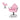360°Swivel Reclining Salon Chair for Hair Stylist-Pink