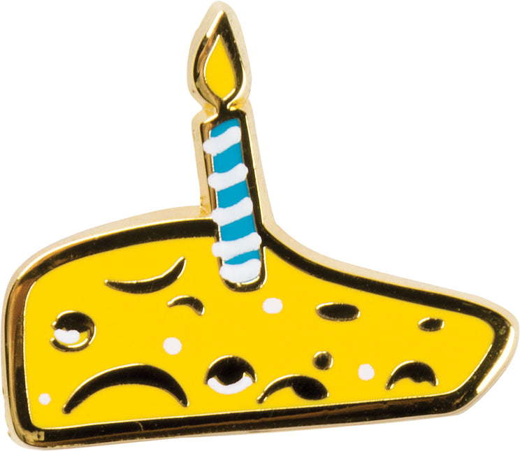 Enamel Pin - Got You This Cheesy Birthday Card by Quirky Crate