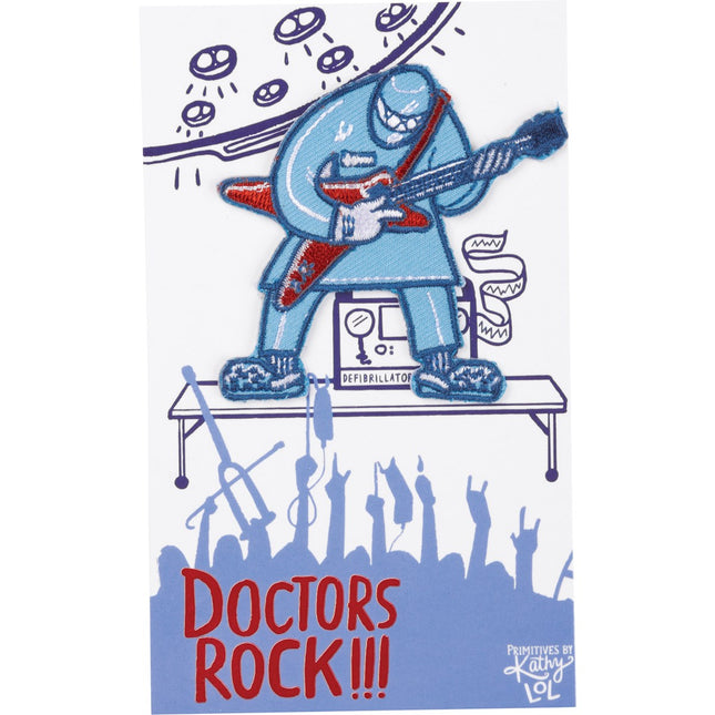 Doctors Rock Patch by Quirky Crate