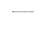 Manual of Christian Doctrine