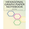 Hexagonal Graph Paper Notebook, 110 pages 8.5 x 11 inches, 21.59 x 27.94 cm