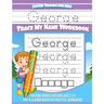 George Letter Tracing for Kids Trace my Name Workbook: Tracing Books for Kids ages 3 - 5 Pre-K & Kindergarten Practice Workbook