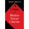 A Critique of Modern Textual Criticism, Foreword by David C Greetham