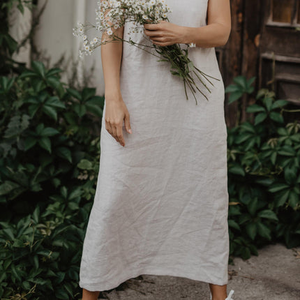 Linen long dress Jakarta by AmourLinen