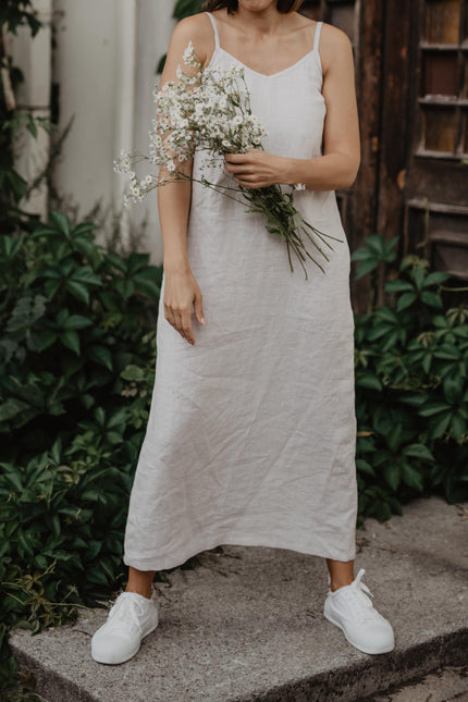 Linen long dress Jakarta by AmourLinen