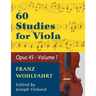 Wohlfahrt Franz 60 Studies, Op. 45: Volume 1 - Viola solo