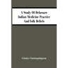 A Study Of Delaware Indian Medicine Practice And Folk Beliefs