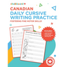 Canadian Daily Cursive Writing Practice 2-4