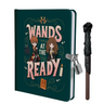 Harry Potter: Wands at the Ready Lock & Key Diary
