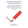 Plans, Special Provisions and Contract Plan Reviews - A Guide for Plan Preparation, Writing Special Provisions and Performing Plan Reviews