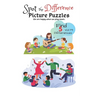Spot the Difference Picture Puzzles "We are happy when we play music " Find 5 Differences vol.79: Children Activities Book for Kids Age 3-8, Boys and