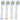 4-Pack: EB18A Replacement Electric Toothbrush Head