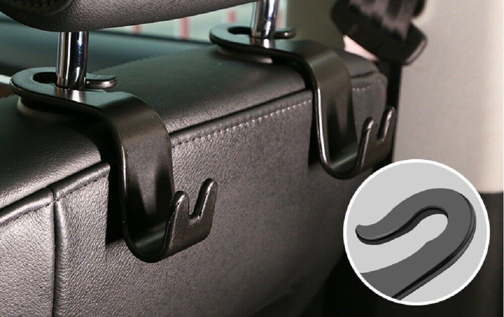 4 Packs Car Seat Front Back Headrest Hooks Truck Coat Purse Bag Hanger Holder US by Plugsus Home Furniture