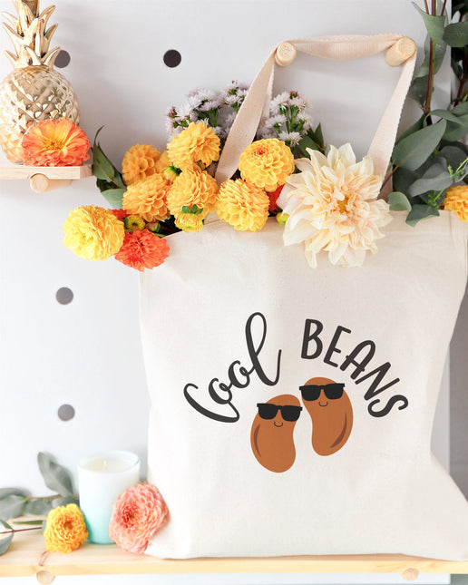 Cool Beans Cotton Canvas Tote Bag by The Cotton & Canvas Co.