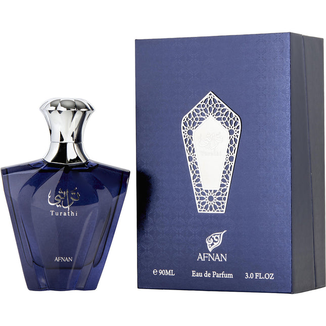 AFNAN TURATHI BLUE by Afnan Perfumes - EAU DE PARFUM SPRAY 3 OZ - Men