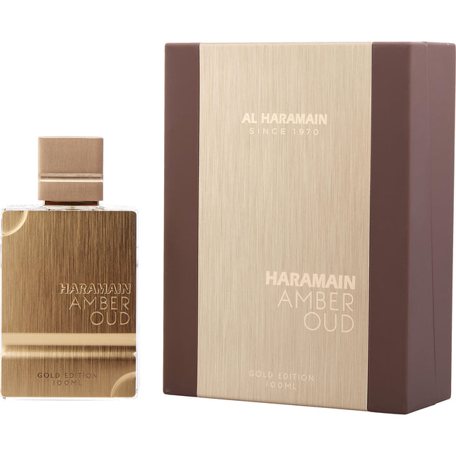 AL HARAMAIN AMBER OUD by Al Haramain - EAU DE PARFUM SPRAY 3.4 OZ (GOLD EDITION) - Unisex