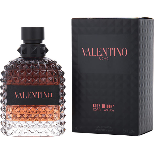VALENTINO UOMO BORN IN ROMA CORAL FANTASY by Valentino - EDT SPRAY 3.4 OZ - Men