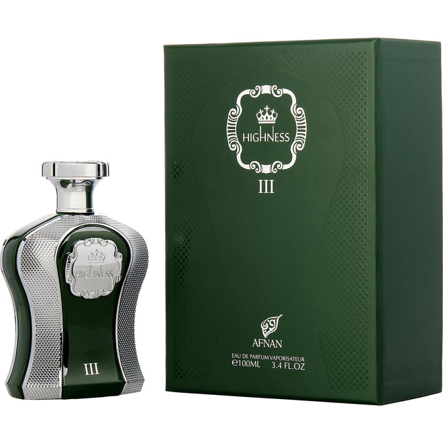AFNAN HIGHNESS III GREEN by Afnan Perfumes - EAU DE PARFUM SPRAY 3.4 OZ - Men