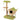 43 Inch Wooden Cat Tree with Padded Top Perch-Green