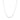 RMZ Gold NYC Italian Unisex 14K White Gold Plated Herringbone Flat Necklace – 20"
