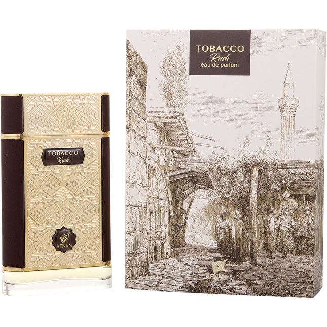 AFNAN TOBACCO RUSH by Afnan Perfumes - EAU DE PARFUM SPRAY 2.7 OZ - Unisex