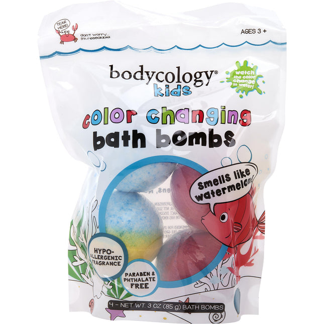BODYCOLOGY WATERMELON by Bodycology - COLOR CHANGING BATH BOMB 10 OZ - Women