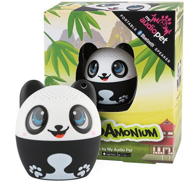 My Audio Pet Bluetooth Speaker Panda - PANDAmonium TWS & Lanyard Included 3 Watts by Level Up Desks