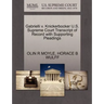 Gabrielli V. Knickerbocker U.S. Supreme Court Transcript of Record with Supporting Pleadings