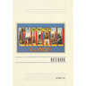 Vintage Lined Notebook Greetings from Chicago, Illinois