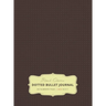 Large 8.5 x 11 Dotted Bullet Journal (Brown #13) Hardcover - 245 Numbered Pages