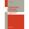 Programming Languages and Systems: Third Asian Symposium, Aplas 2005, Tsukuba, Japan, November 2-5, 2005, Proceedings