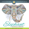 Elephant Mandala Designs: Relaxing Coloring Books For Adults