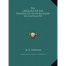 The Language of the Pentateuch in its Relation to Egyptian V1