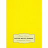 Large 8.5 x 11 Dotted Bullet Journal (Yellow #6) Hardcover - 245 Numbered Pages