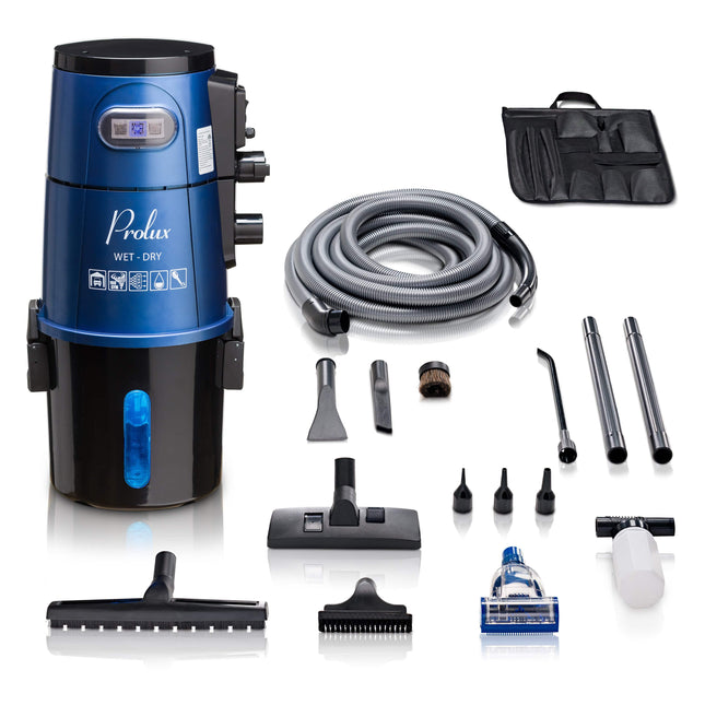 Demo Model Prolux Professional Shop Wall Mounted Garage Vac Wet Dry Pick Up by Prolux Cleaners