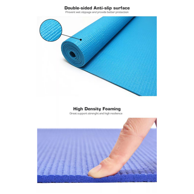 Performance Yoga Mat with Carrying Straps by Jupiter Gear