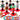 5-Pack: Christmas Nutcrackers Ring Toss Christmas Party Games Toys