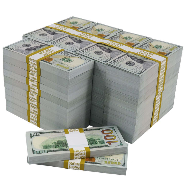 $500,000 BLANK FILLER New Series Stacks by Prop Money Inc
