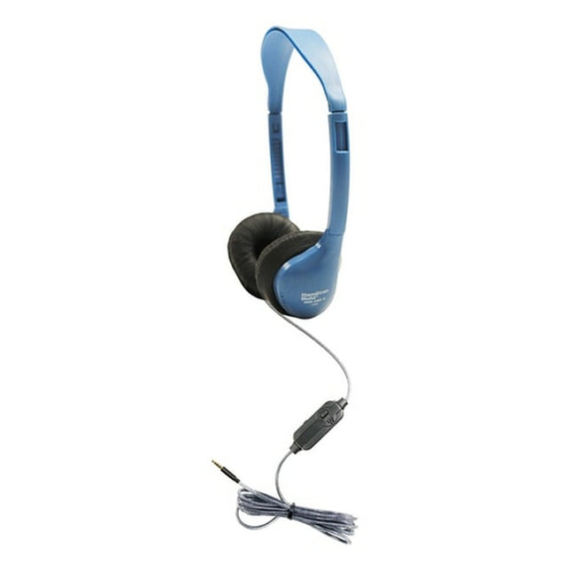 HamiltonBuhl Headset On Ear Personal Sized In-Line Volume & Mic 3.5mm TRRS Plug Dura-Cord by Level Up Desks